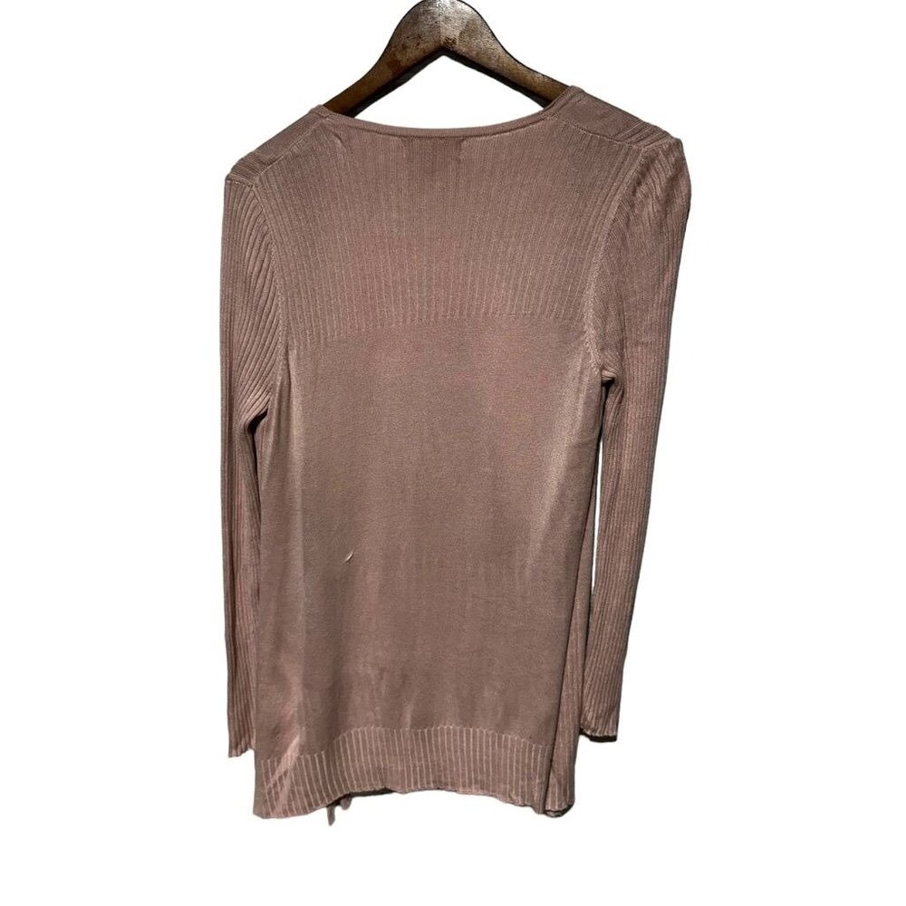 Philosophy Long Cardigan Pink Size Medium - Picture 2 of 7